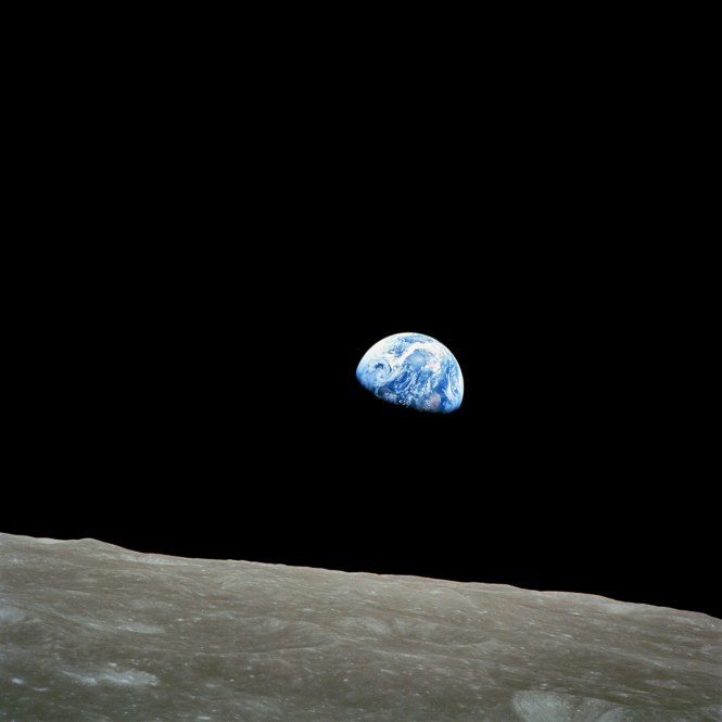 The famous image now known simply as Earthrise.
