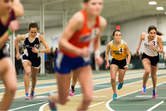 Kayla Montgomery, #4, racing.